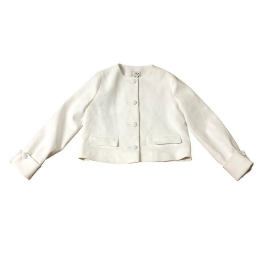 River Island Girls White Bolero Jacket Size 7-8 Years