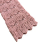 River Island Crochet Sweater UK S Women's Pink Lace Long Sleeve Top