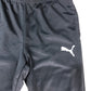 PUMA Activewear Trousers Men's Track Pants Black Lightweight Zipped Cuffs M