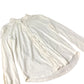 Ruffled Button Front Blouse Women's Long Sleeve Cream Cotton Tencel UK6
