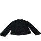 Black Sequin Long Sleeve Top UK12 Women's