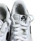 Nike Air Force 1 Low UK9 Men's Trainers White Black Leather Stylish Sneakers