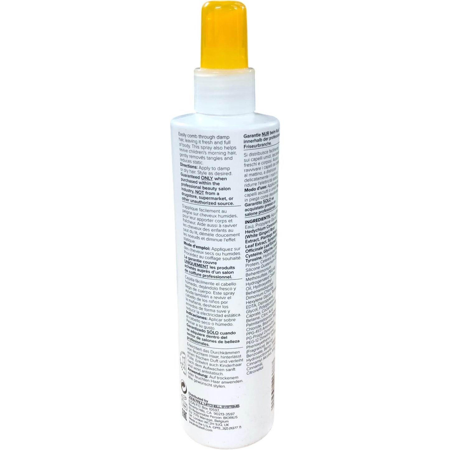 PAUL MITCHELL Taming Spray 250ml Hair Detangler Kids Spray 8.5oz New