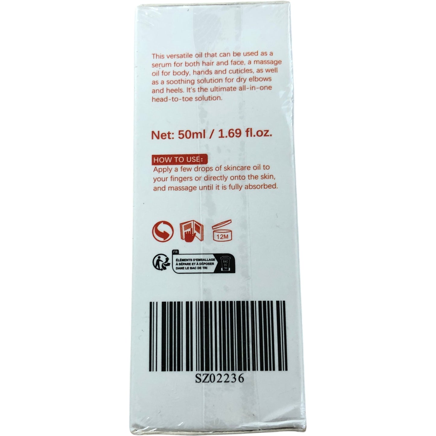 Lakerain Skincare Oil 50ml Lightweight Deeply Moisturizing All In One