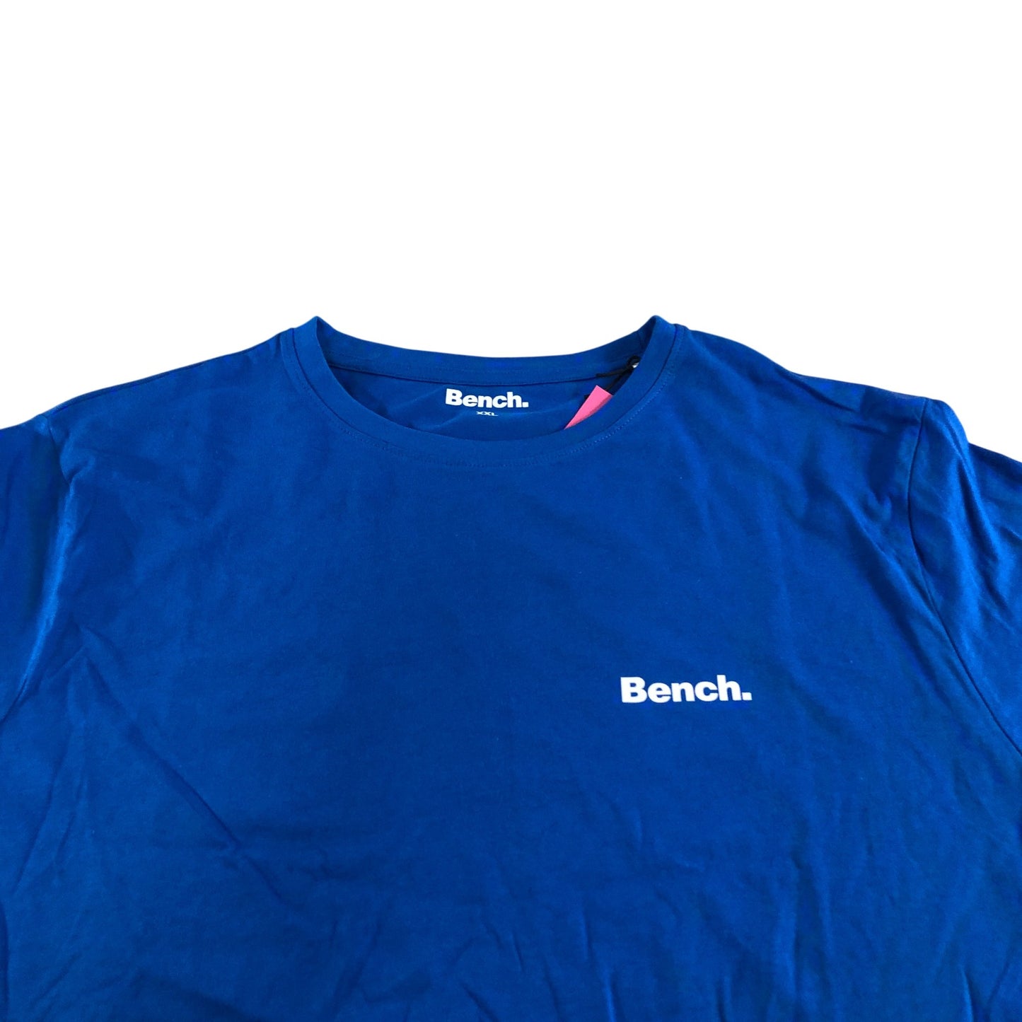 Bench Men's Blue T-Shirt Cotton Short Sleeve Casual Top XXL