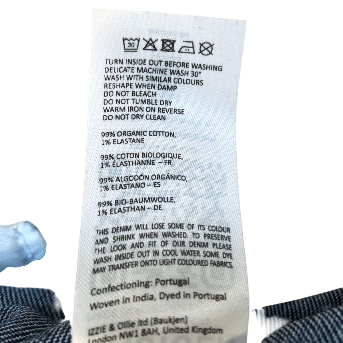 Baukjen Denim Dungarees Size 12 Women's Organic Cotton Blue Casual Overall