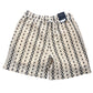 River Island Studios XS Regular Fit Ecru Smart Shorts Men's Patterned Style