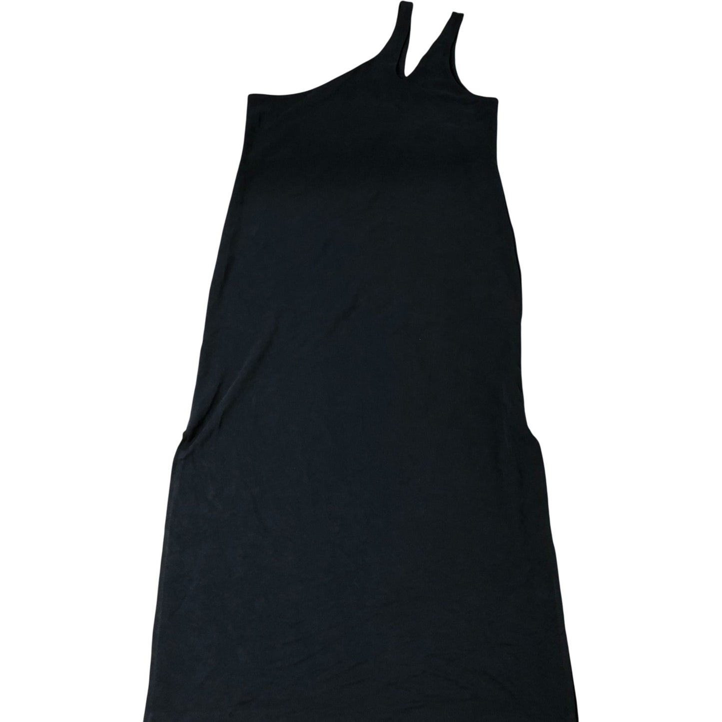 Black Asymmetrical One Strap Dress Size 12
