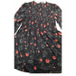 River Island Women's Black Floral Print Long Sleeve Dress Size S Elegant Style