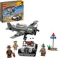 LEGO INDIANA JONES Fighter Plane Chase Set 77012 Complete Building Toy