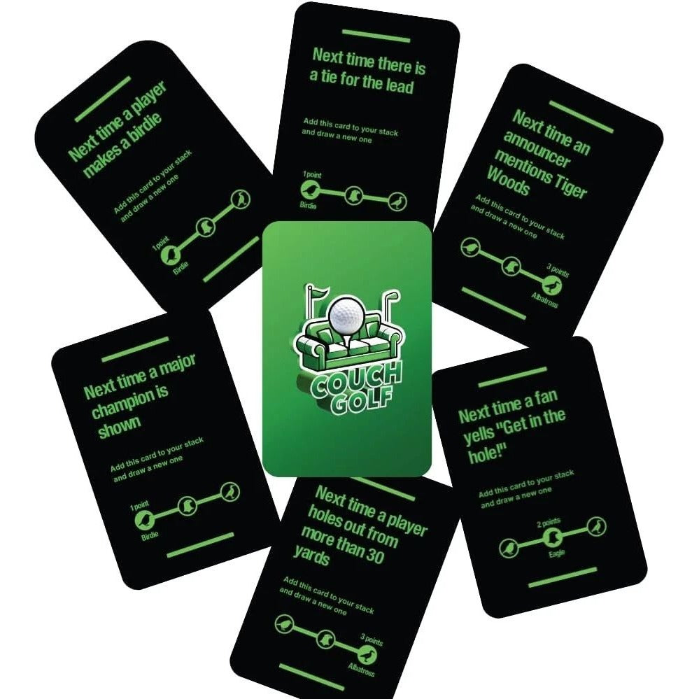 Couch Golf Card Game Fun Game For Ages 7 Plus 2 Or More Players 160 Cards