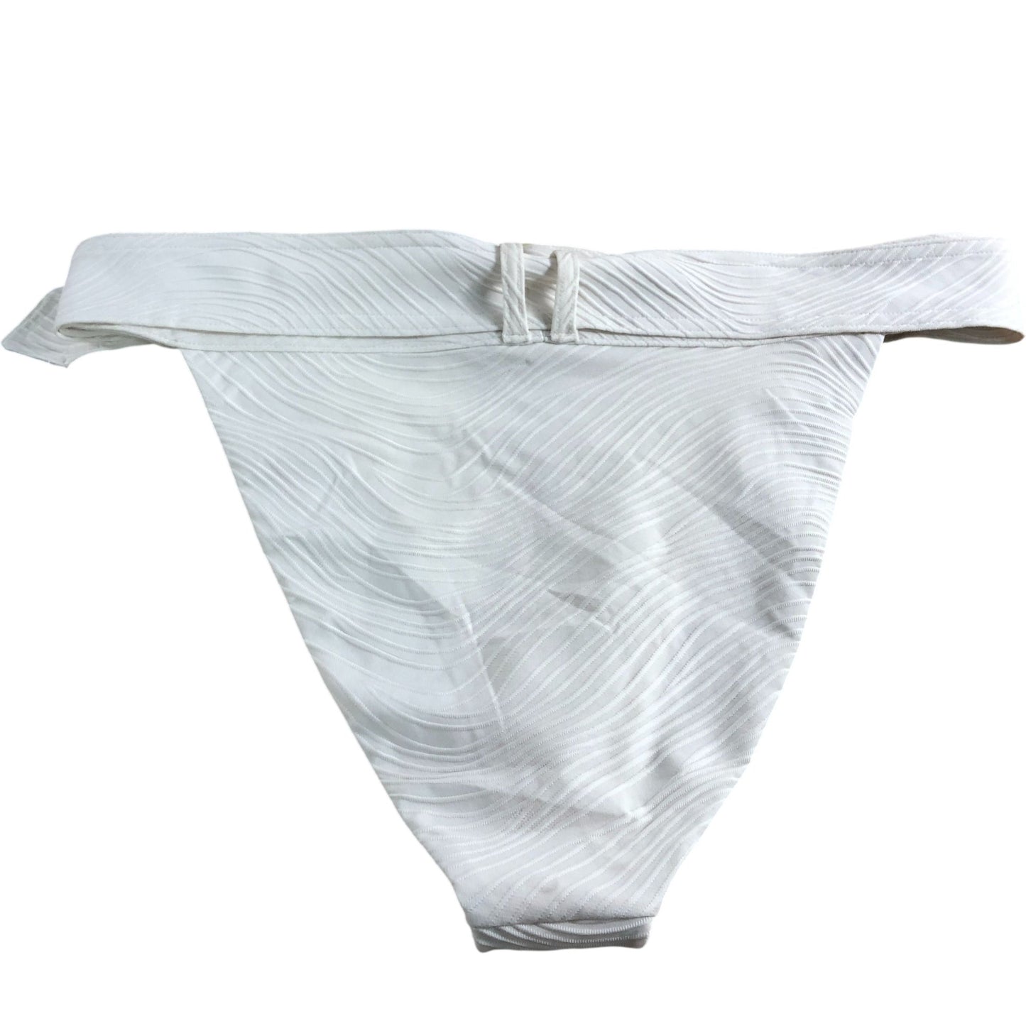 River Island UK16 Women's Classic Bikini Bottoms White Swimwear
