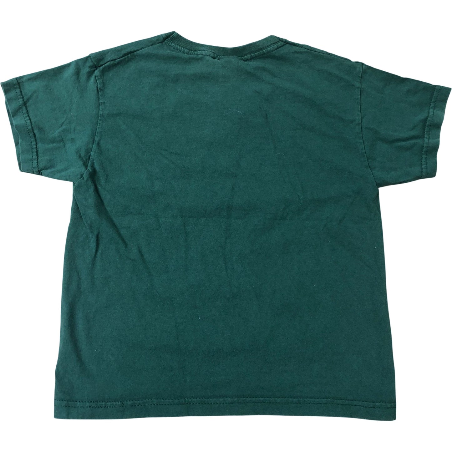 Fruit Of The Loom Green T-Shirt 5-6 Years Kids Casual Cotton Top