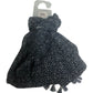 Weird Fish Marelia Printed Scarf One Size Navy Patterned Tassel Detail