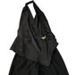 River Island Black Halter Neck Jumpsuit UK XS Women's Wide Leg