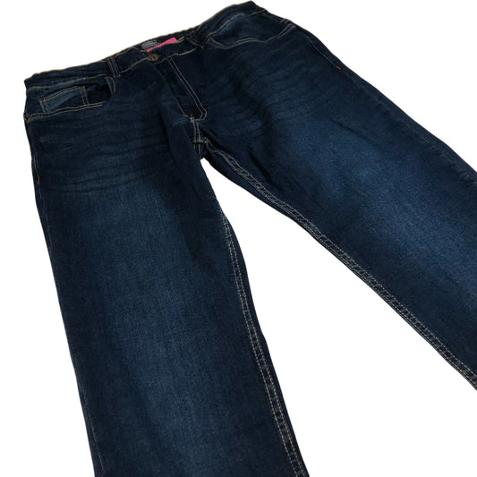 Blue Inc Jeans Men's Dark Denim Stretch Comfortable 36W 32L