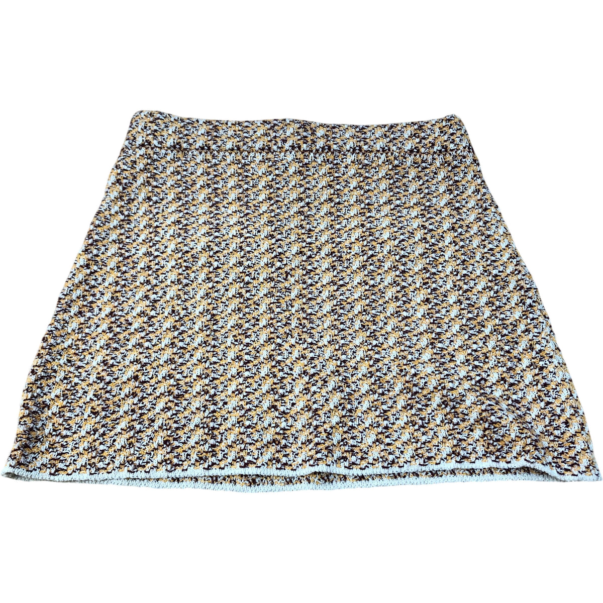 River Island Tweed Mini Skirt Women's Textured Pattern Two Pocket
