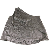 Branded Brown Metallic One Shoulder Top - Size 14