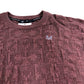 Crew Clothing Company Jumper XL Men's Textured Knit Mauve