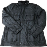 Barbour Wax Jacket 3XL Men Black Casual Outerwear Corbridge Model