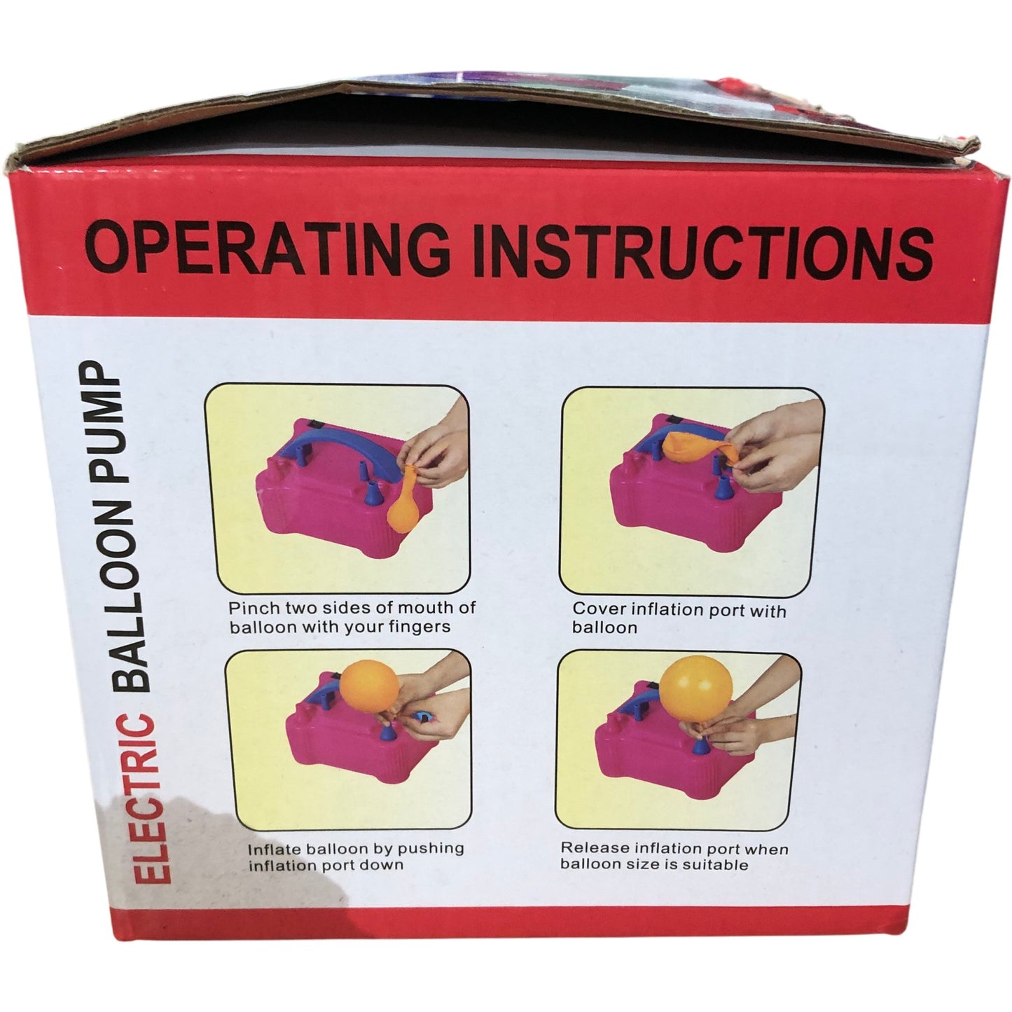 Electric Balloon Pump High Pressure Easy To Operate Model 73005 Purple