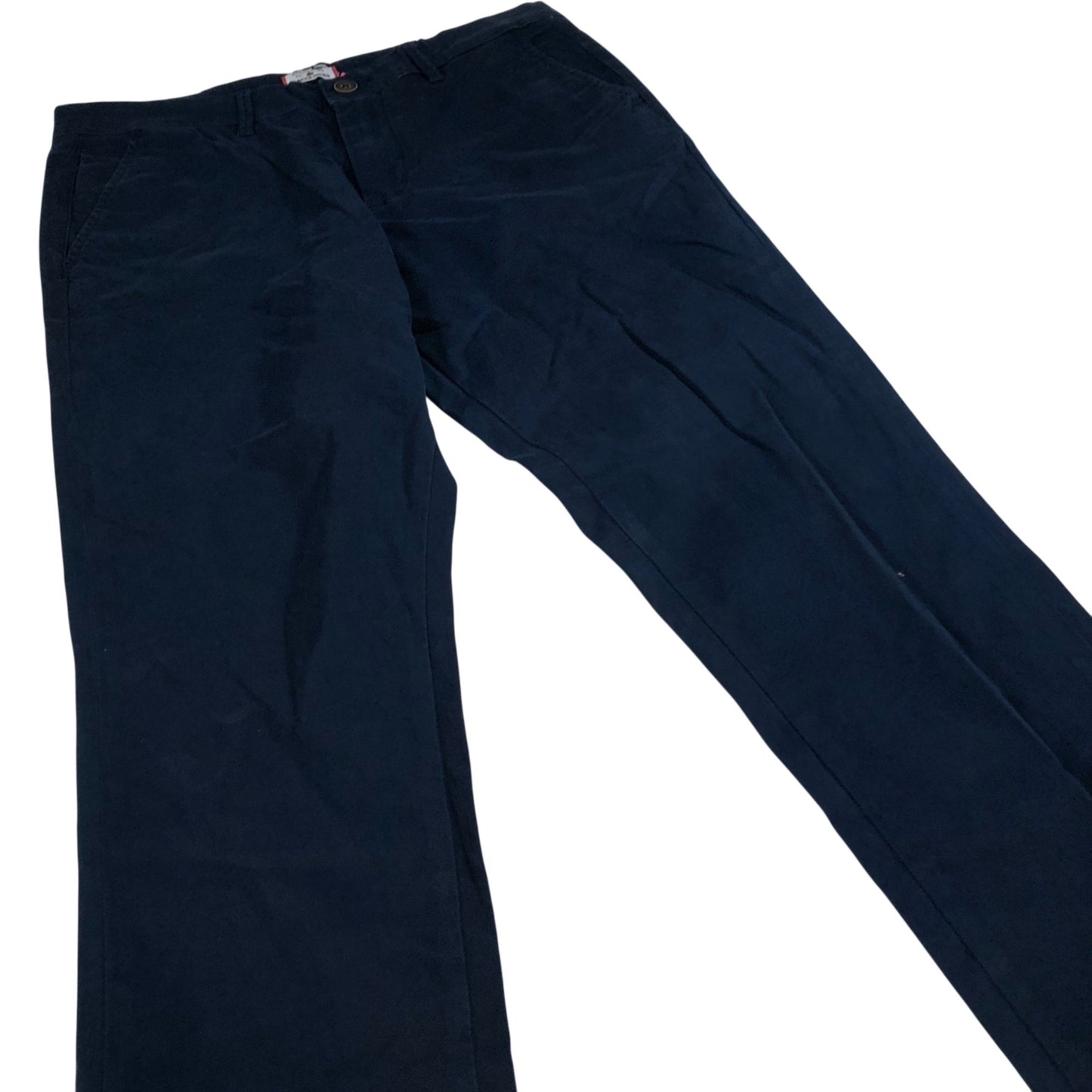 Jack & Jones Men's Chinos Navy Blue Trouser Cotton Stretch Branded 32W 30L
