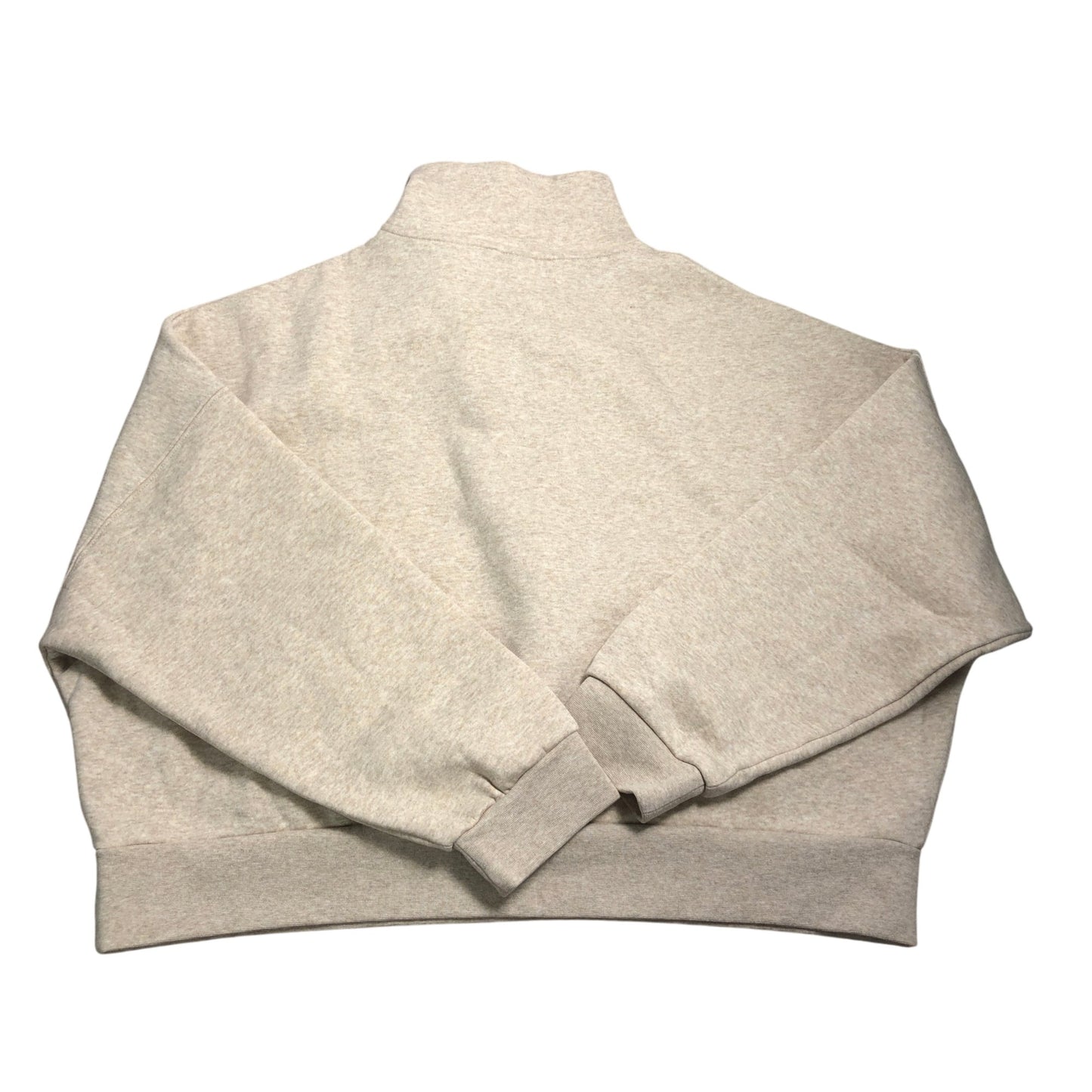 Under Armour Icon Fleece Hoodie Women’s Large LG Light Beige Sportswear