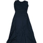 Baukjen Black Midi Dress UK Size 10 Women's Lycella Fabric Sleeveless