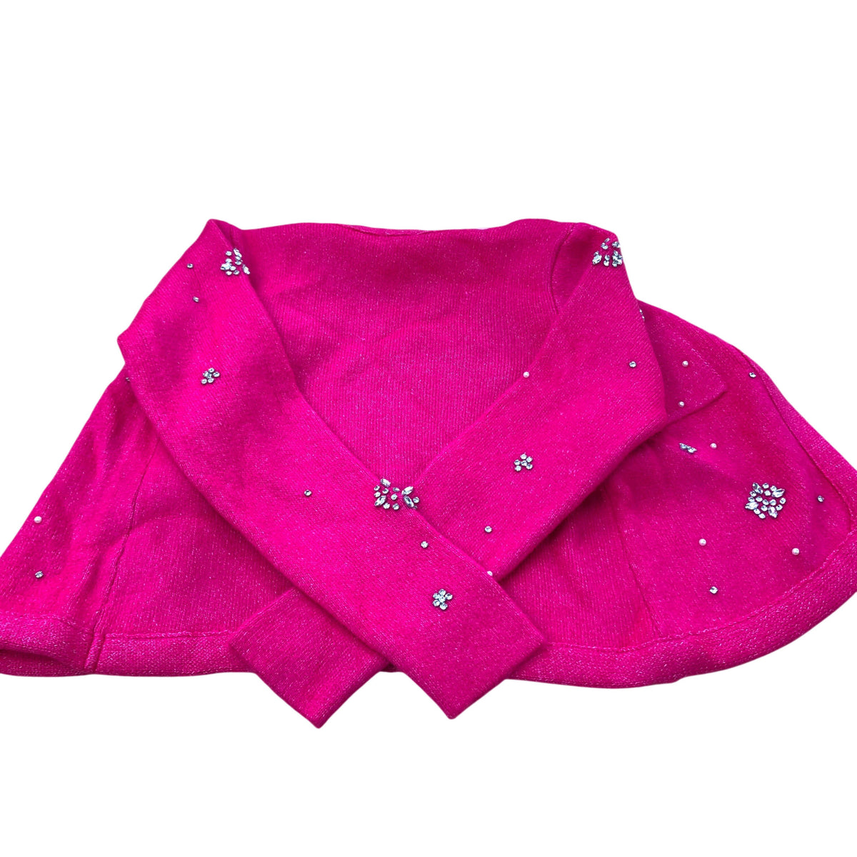 River Island Pink Cardigan Women's Beaded Style Short Sleeve Fashion