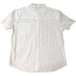 Fluid XL Men's Short Sleeve White Shirt Cotton Blend Button Detail Casual