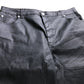 Branded Black Coated Barrel Jeans - Size 18S