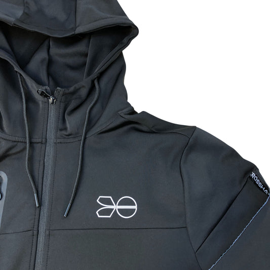 Crosshatch Ventnor Suit Black Hoodie Size L