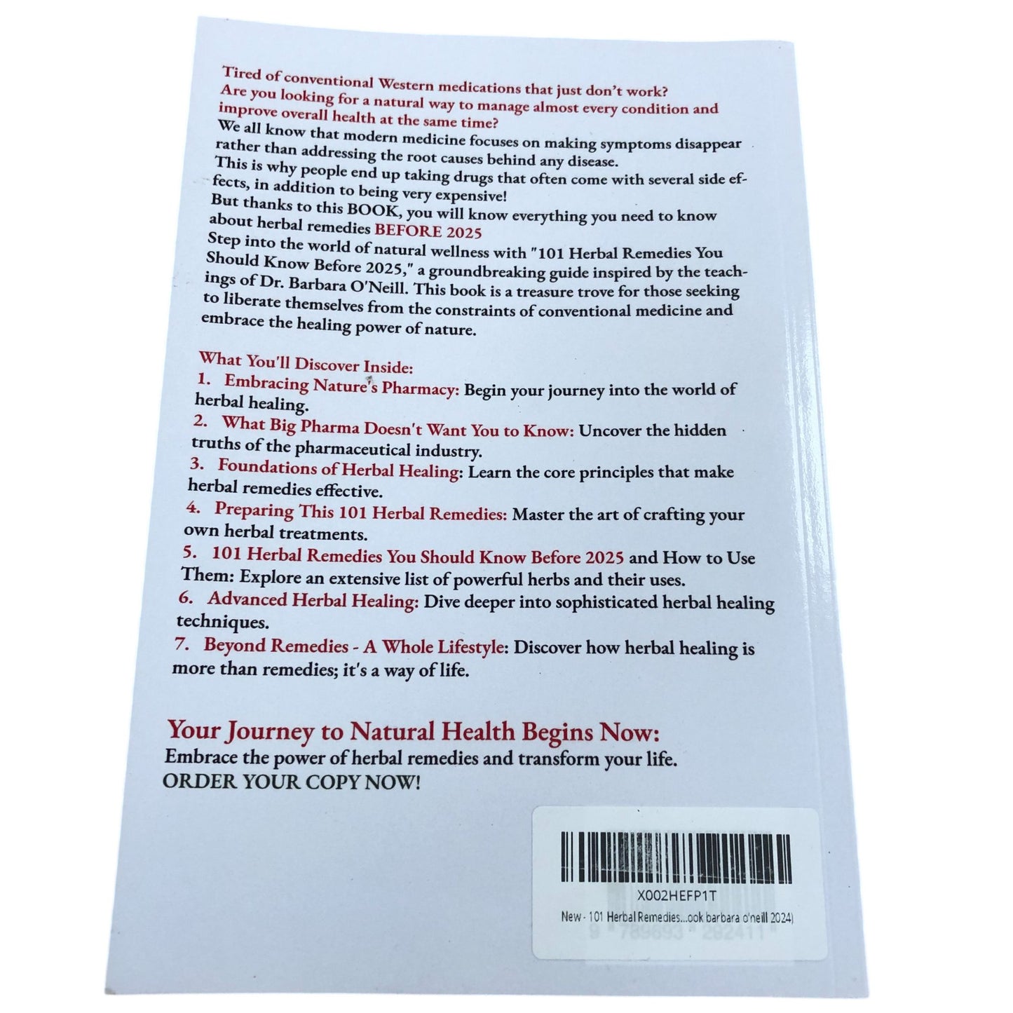 101 Herbal Remedies You Should Know Before 2025 Book Naturopathy Herbal Healing