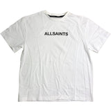 AllSaints Unisex T-Shirt White Casual Short Sleeve Classic Fit 4-5 Years