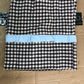 DAMSON MADDER Size 8 Women's Brown Check Nightwear Pajamas Set Cotton