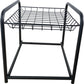 Metal Storage Rack Organiser Black Multi Tier Shelves Kitchen Bathroom