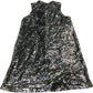 Sequin Dress UK8 Women's Sleeveless Silver Party Dress