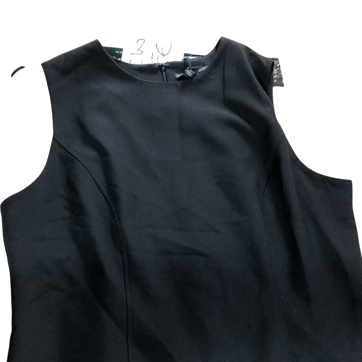 River Island Shift Dress Women's Black Sleeveless Classic Design Style UK10