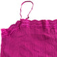 Camisole Top Size UK16 Women's Fuschia Sleeveless Stretch Cotton
