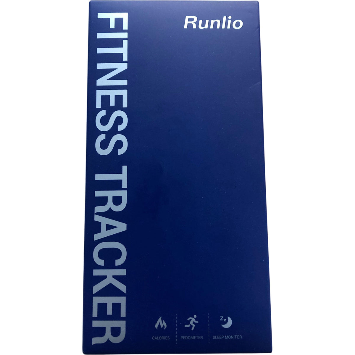 Runlio Fitness Tracker Smartband Biometric Monitor Health Tracker Black