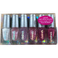 Claire's Lip Gloss & Nail Polish Set Water Based Peel Off Glitter Shades Nudes