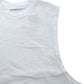 River Island Women's White Sleeveless Top Size M Cotton Casual Activewear