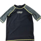 Luminis Saint-Antoine Rash Vest 11 12 Years Boys Black Green Swimwear