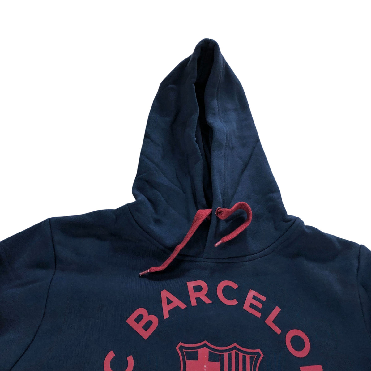 FC Barcelona OTH Hoody Size Medium Men's Navy Cotton Blend