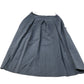 River Island Women's Grey Pleated Midi Skirt Size 14