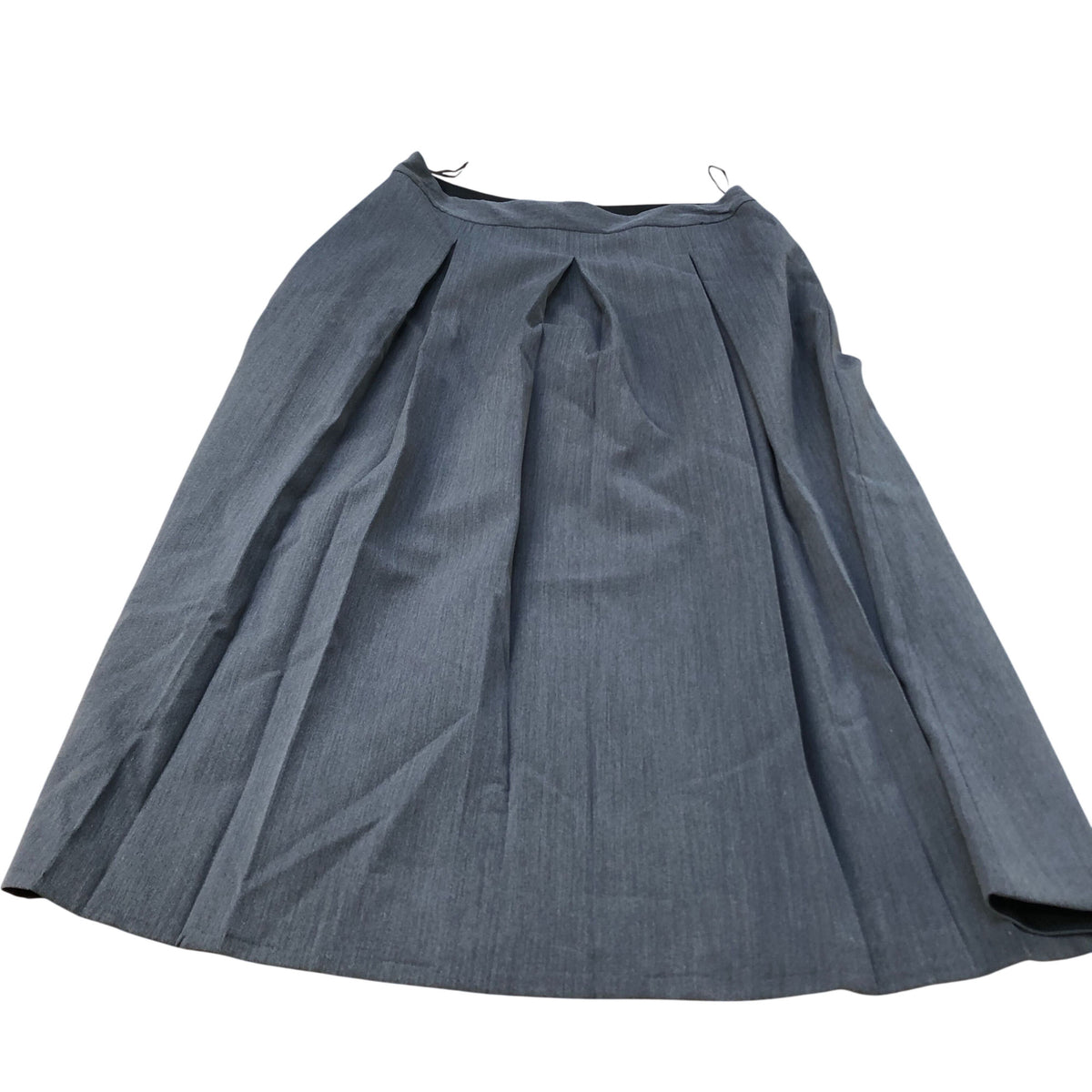 River Island Women's Grey Pleated Midi Skirt Size 14
