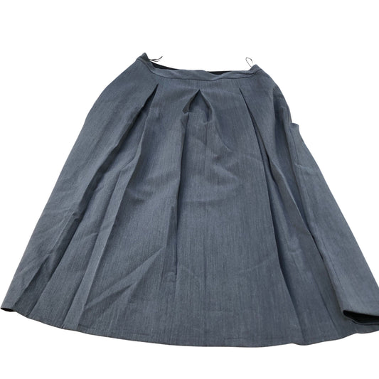 River Island Women's Grey Pleated Midi Skirt