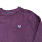 Crew Clothing Company Ribbed Burgundy Sweater