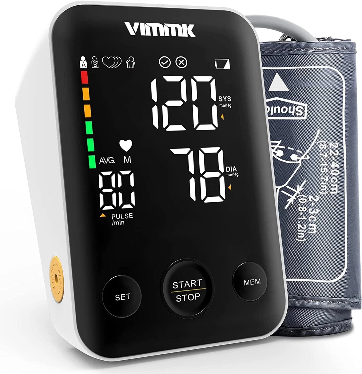 VIMMK Blood Pressure Monitor CE Approved UK Upper Arm Blood Pressure Machines