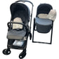 Peg Perego Switch Stroller Infant 2 in 1 Pushchair With Culla Flex Nordic Blue